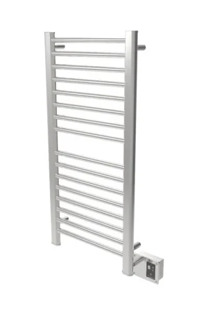Weekend Sale Amba Sirio 21" x 42" 16-Bar Polished Stainless Steel Hardwired Towel Warmer