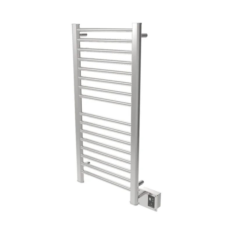 Weekend Sale Amba Sirio 21" x 42" 16-Bar Polished Stainless Steel Hardwired Towel Warmer