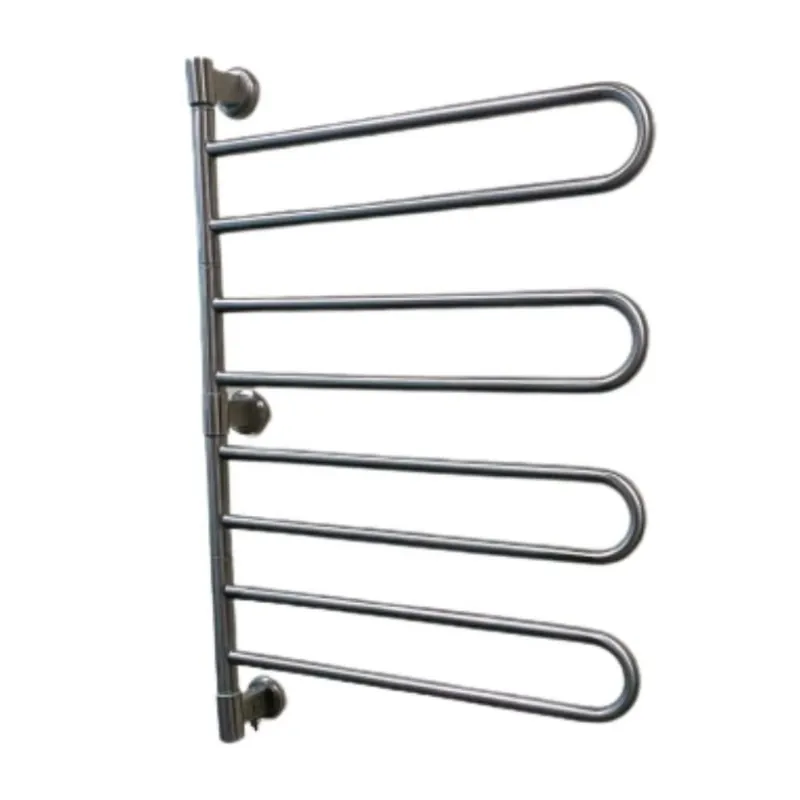 Amba Swivel Jill 8-Bar Brushed Stainless Steel Plug-in Towel Warmer Direct From Factory