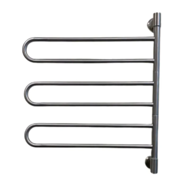 Amba Swivel Jill 6-Bar Brushed Stainless Steel Plug-In Towel Warmer Warranty Included