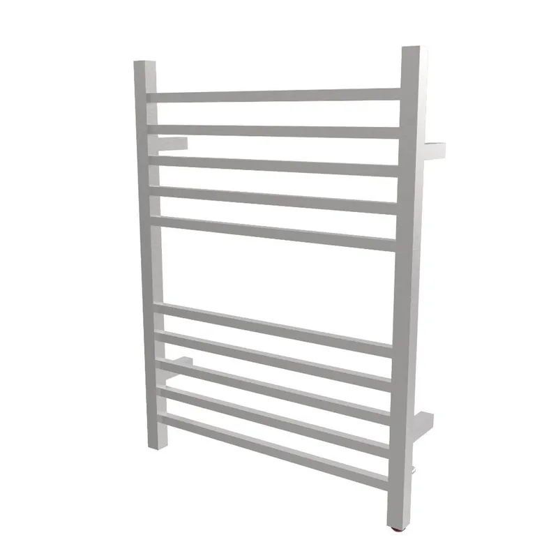 Bulk Order Amba Radiant Square 10-Bar Brushed Stainless Steel Plug-In Towel Warmer