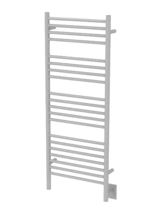 Amba Jeeves D Straight 20-Bar White Finish Hardwired Towel Warmer Authentic