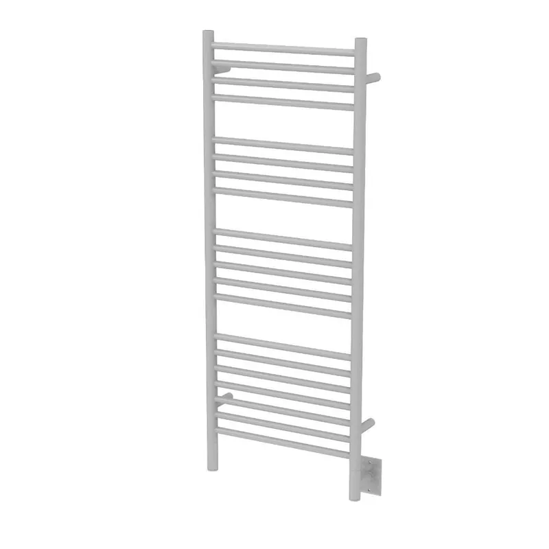 Amba Jeeves D Straight 20-Bar White Finish Hardwired Towel Warmer Authentic