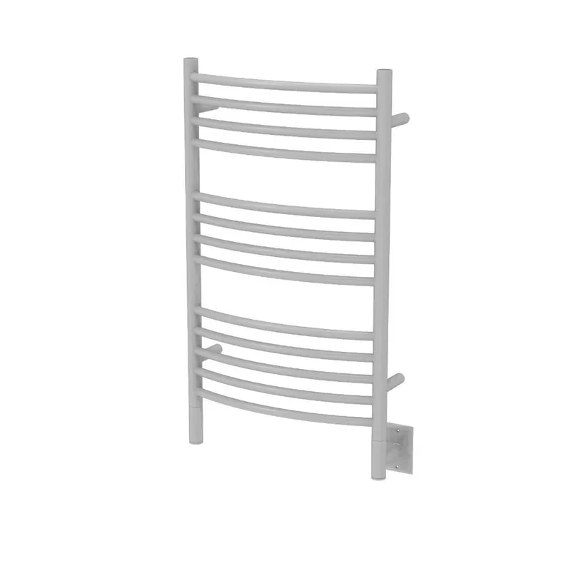 Next Day Delivery Amba Jeeves C Curved 13-Bar White Finish Hardwired Towel Warmer