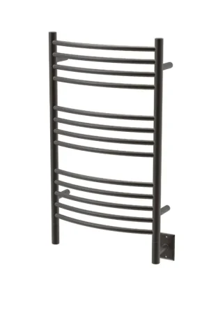 Worldwide Shipping Amba Jeeves C Curved 13-Bar Oil Rubbed Bronze Finish Hardwired Towel Warmer