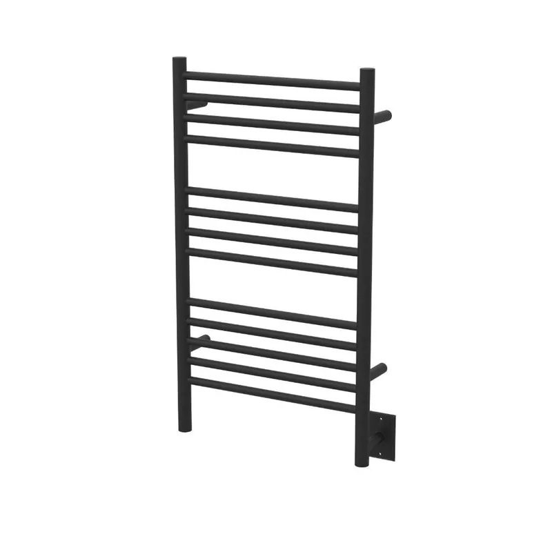 Amba Jeeves C Straight 13-Bar Matte Black Finish Hardwired Towel Warmer Trending