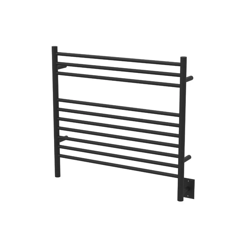 Amba Jeeves K Straight 10-Bar Matte Black Hardwired Towel Warmer Low Price