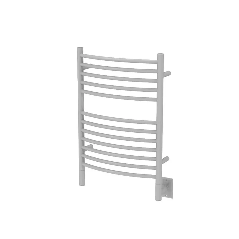 Amba Jeeves E Curved 12-Bar White Finish Hardwired Towel Warmer Don’t Miss Out