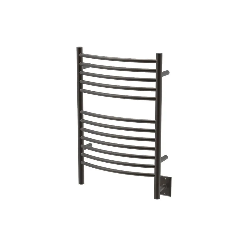 Amba Jeeves E Curved 12-Bar Oil Rubbed Bronze Finish Hardwired Towel Warmer Save Now