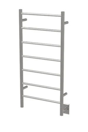Amba Jeeves F Straight 7-Bar Polished Stainless Steel Hardwired Drying Rack Premium