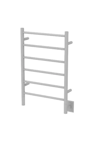 Amba Jeeves J Straight 6-Bar White Hardwired Drying Rack Big Sale