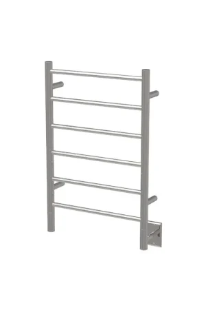 Amba Jeeves J Straight 6-Bar Polished Stainless Steel Hardwired Drying Rack Same Day Shipping