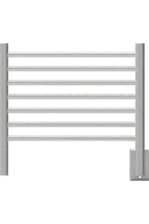 Affordable Amba Jeeves H Straight 7-Bar Brushed Stainless Steel Finish Hardwired Towel Warmer