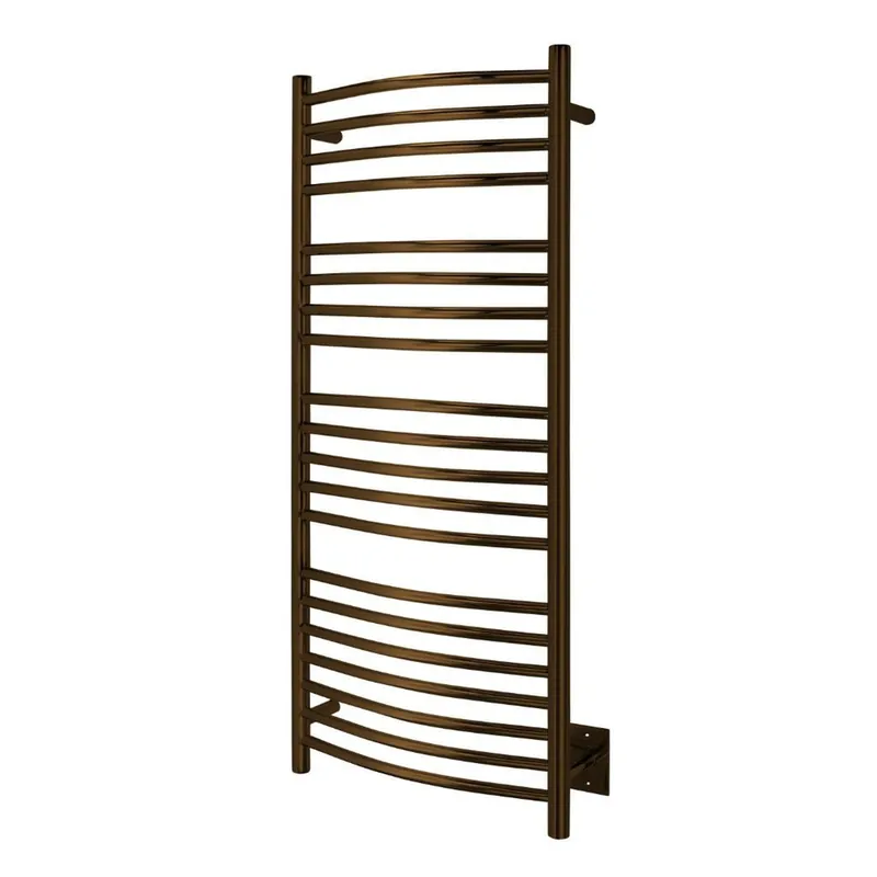 WarmlyYours Bellagio 20" x 47" Oil Rubbed Bronze Stainless Steel Wall-Mounted 20-Bar Hardwired Towel Warmer Popular