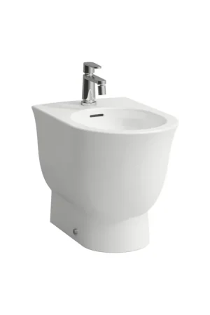 Secure Checkout Laufen New Classic 15" Single-Hole Mattte White Floor-Mounted Bidet