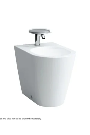 Must Have Laufen Kartell 15" x 16" Single-Hole Matte White Floor-Mounted Bidet