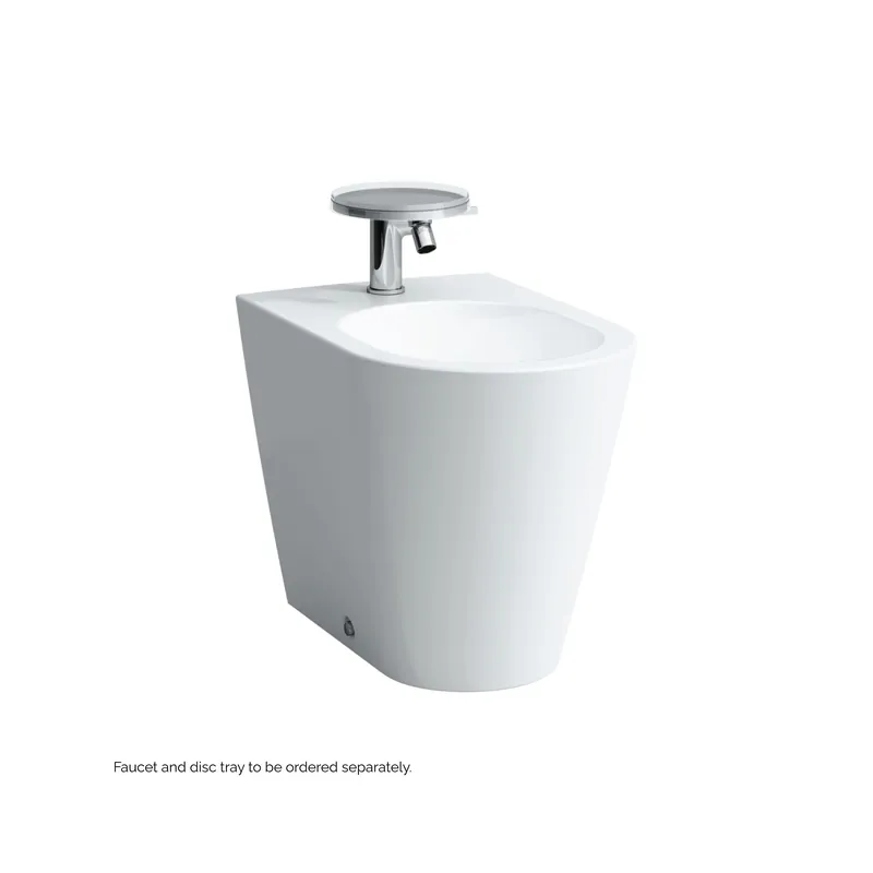 Must Have Laufen Kartell 15" x 16" Single-Hole Matte White Floor-Mounted Bidet