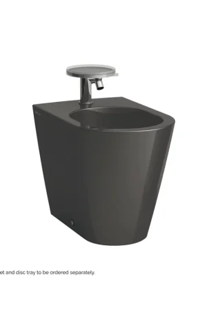 Laufen Kartell 15" x 16" Single-Hole Matte Black Floor-Mounted Bidet Genuine