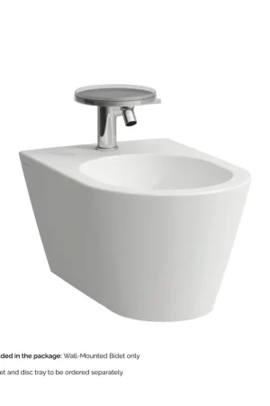 Laufen Kartell 15" x 11" Single-Hole Matte White Wall-Mounted Bidet Top Rated