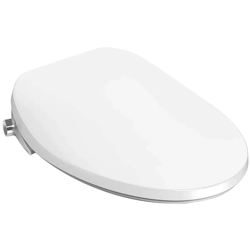 Buy Today Aim to Wash! 20" Elongated White Electric Smart Bidet Toilet Seat With Knob Control Operation