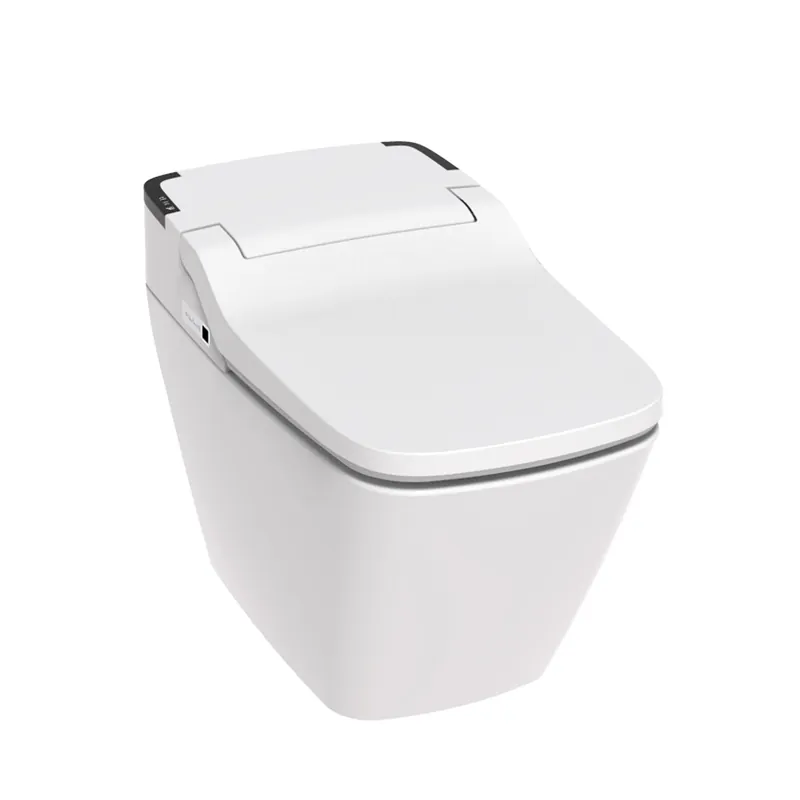 Shop Now VOVO Stylement TCB-090S Electric Integrated Smart Bidet Toilet With Auto Flush, UV LED Sterilization, Smart Toilet Bidet, Heated Seat, Warm Dry and Water and Remote Control