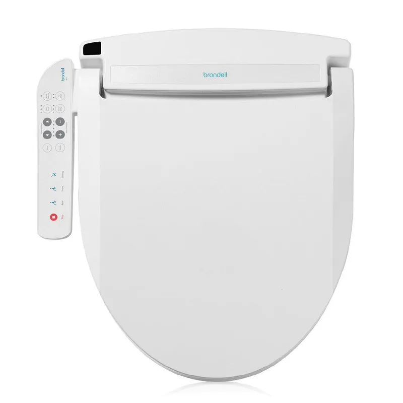 Brondell Swash Select BL67 19.5" White Round Electric Advanced Bidet Toilet Seat With Side Control Panel Big Sale