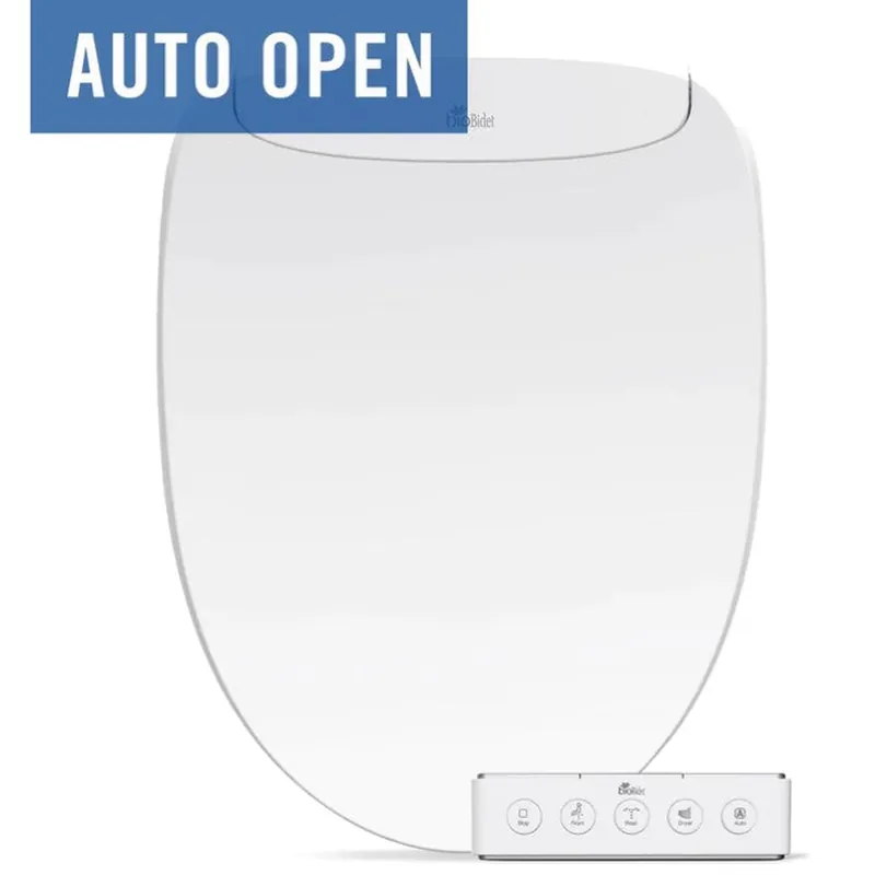 Bio Bidet Discovery DLS 16" White Elongated Bidet Toilet Seat With Built-in UV Sterilizer And Wireless Remote Control In Demand