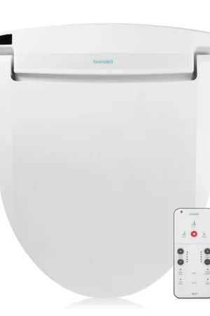 Brondell Swash Select BL97 19.5" White Round Electric Essential Bidet Toilet Seat With Wireless Remote Control Deal