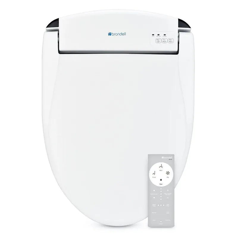 Buy Online Brondell Swash DS725 20.87" White Elongated Electric Advanced Bidet Toilet Seat With Wireless Remote Control