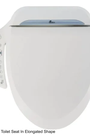 Bio Bidet Ultimate BB-600 18" White Round Advanced Bidet Toilet Seat With Side Control Panel Factory Price