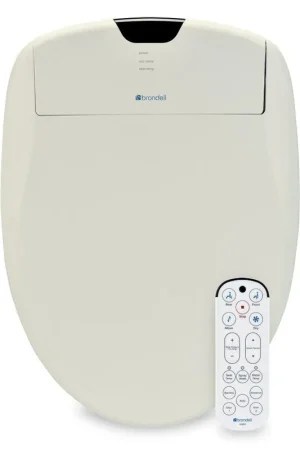 Don’t Miss Out Brondell Swash 1400 20.43" Biscuit Elongated Electric Luxury Bidet Toilet Seat With Wireless Remote Control