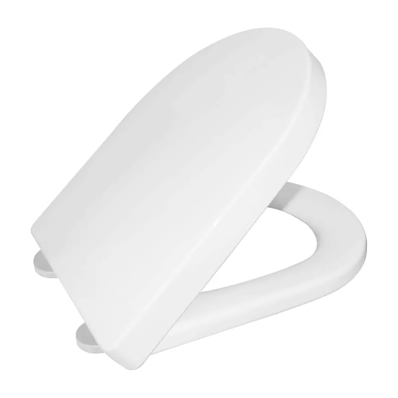 DeerValley Quite-Close Quick-Release White Urea Formaldehyde Resin (UF) Toilet Seat (Fit with DV-1F52812/ DV-1F52813) Instant Buy