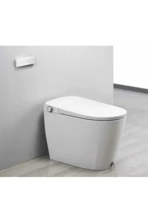 5Seconds LX Series 16" White Elongated Soft Close Smart Toilet With Warm Seat and Sensor Fast Shipping