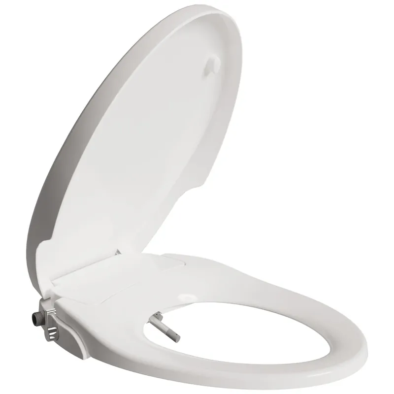 ANZZI Hal Series White Soft Close Non-Electric Toilet Seat With Dual Nozzle and Built-In Side Lever Sale