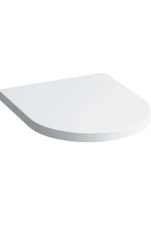 Authentic Laufen Kartell 15" x 18" White Toilet Seat and Cover With Soft-Close System