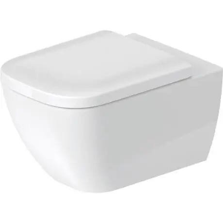 Low Price Duravit Happy D.2 14" x 21" x 13" White Wall-Mounted Toilet (2222090092)