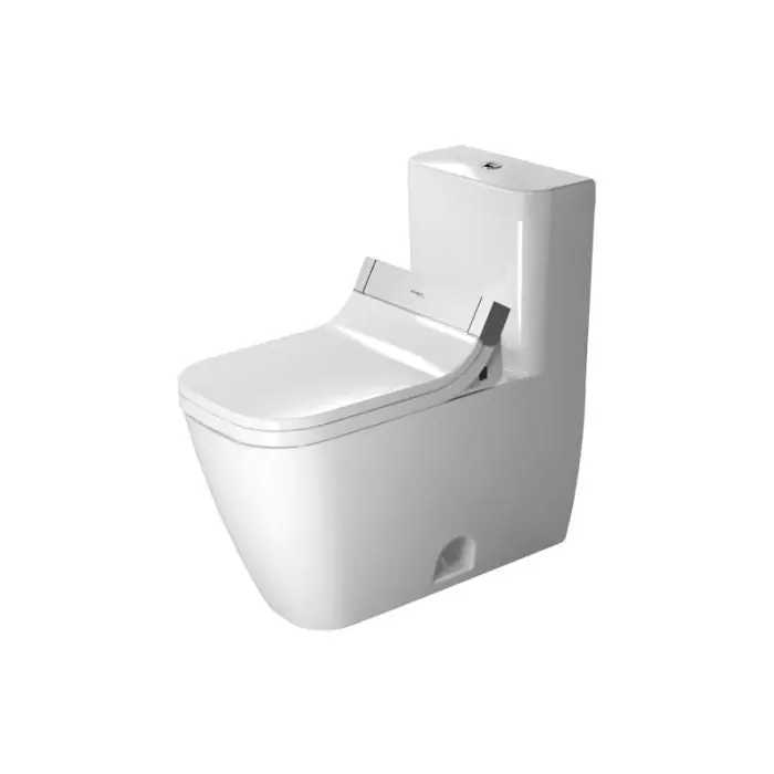Duravit Happy D.2 15" x 29" x 28" White One-Piece Toilet With HygieneGlaze (2121512001) Best Seller