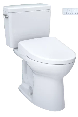 Popular TOTO Drake 1.28 GPF RH Two-Piece Toilet With WASHLET+ S7A