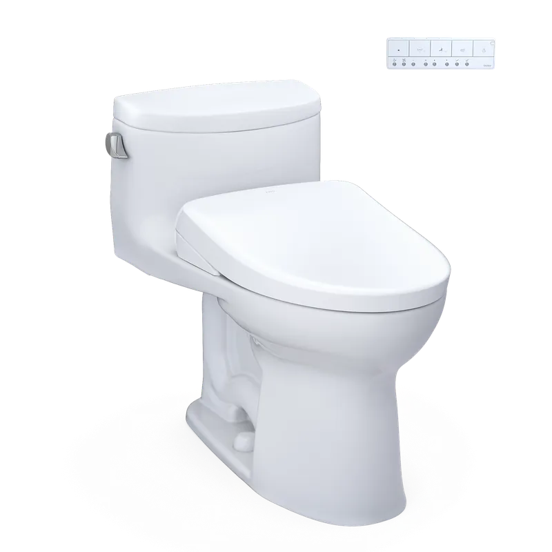 TOTO Supreme II Cotton 1.28 GPF One-Piece Toilet With S7 Washlet + Big Sale