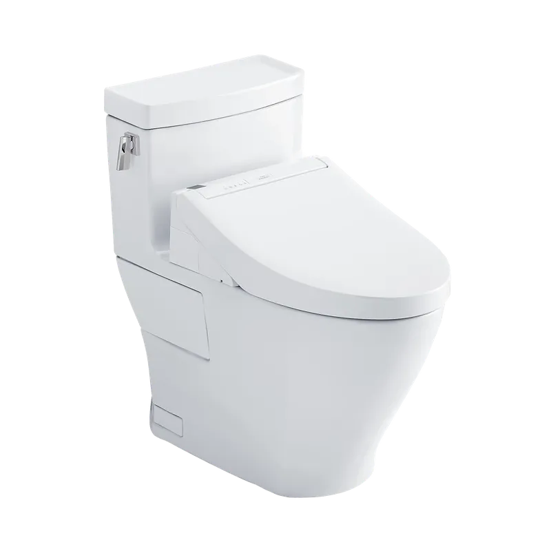 High Quality TOTO Legato Cotton 1.28 GPF One-Piece Toilet With C5 Washlet +