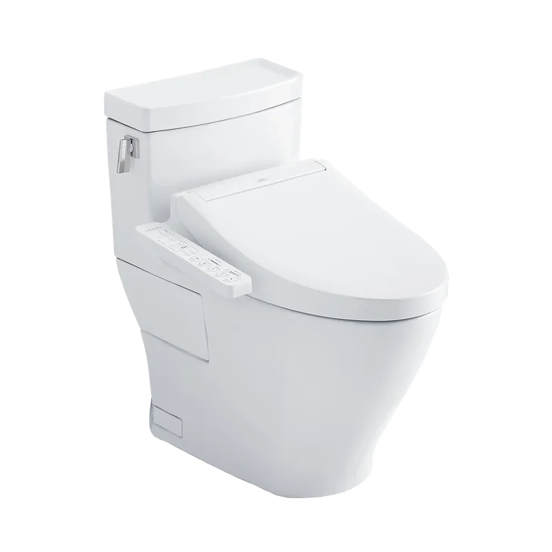 Flash Sale TOTO Legato Cotton 1.28 GPF One-Piece Toilet With C2 Washlet +
