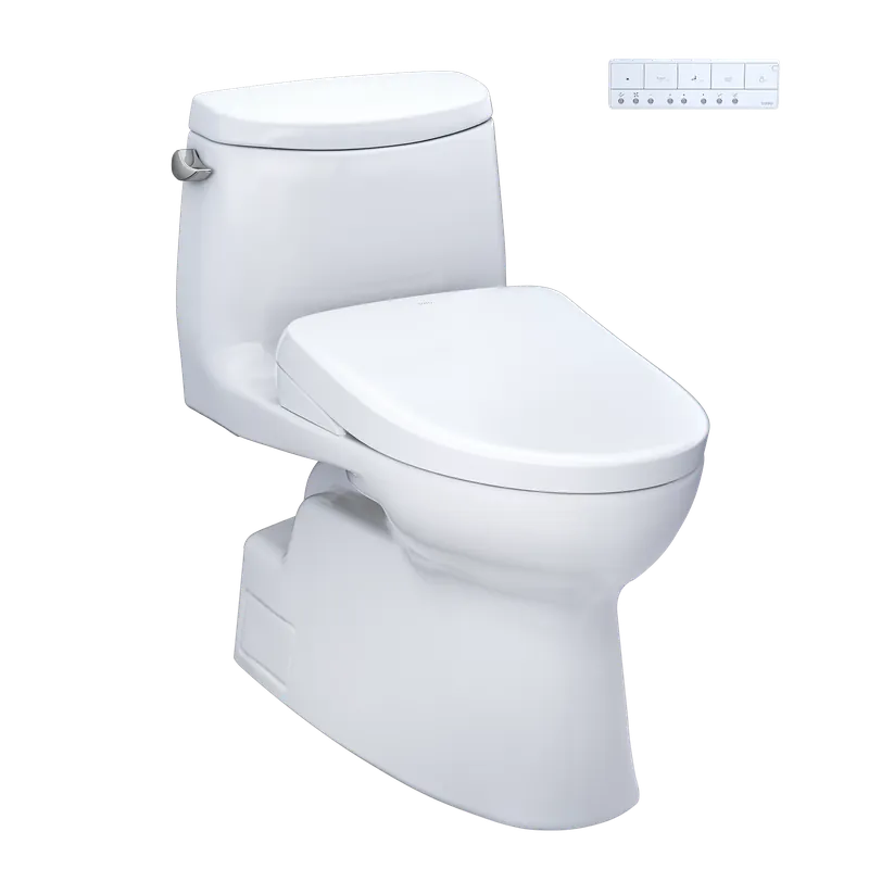 Buy Direct TOTO Carlyle II Cotton 1.28 GPF One-Piece Toilet With S7A Washlet +