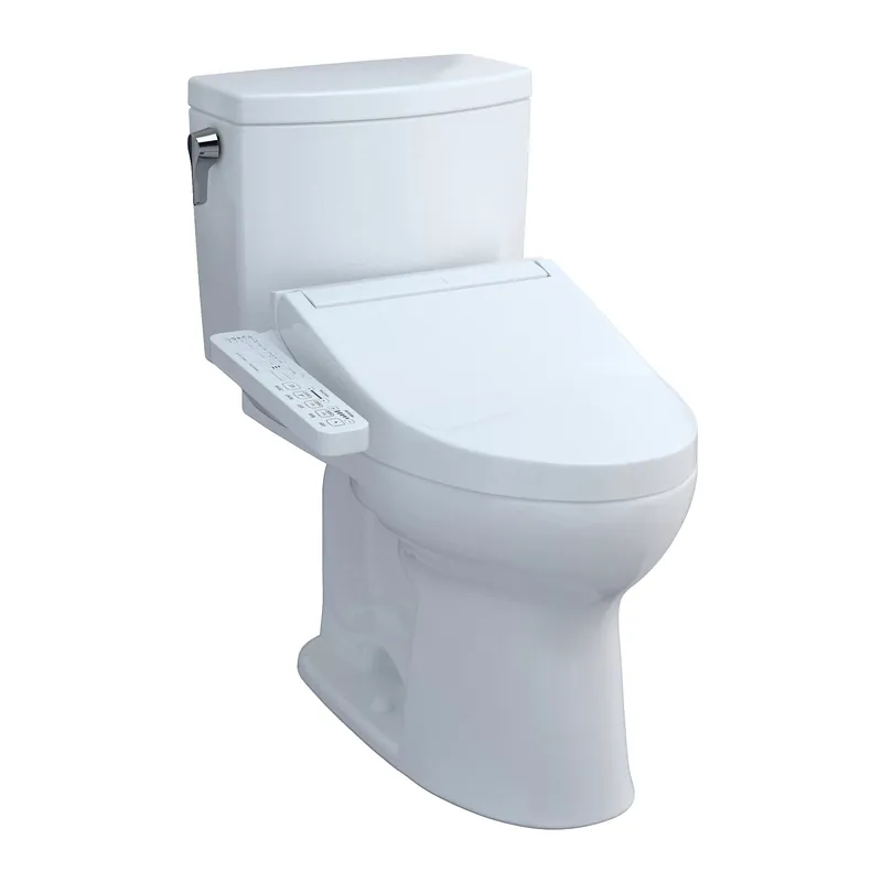 TOTO Drake II Cotton 1G Two-Piece Toilet With C2 Washlet + Best Price