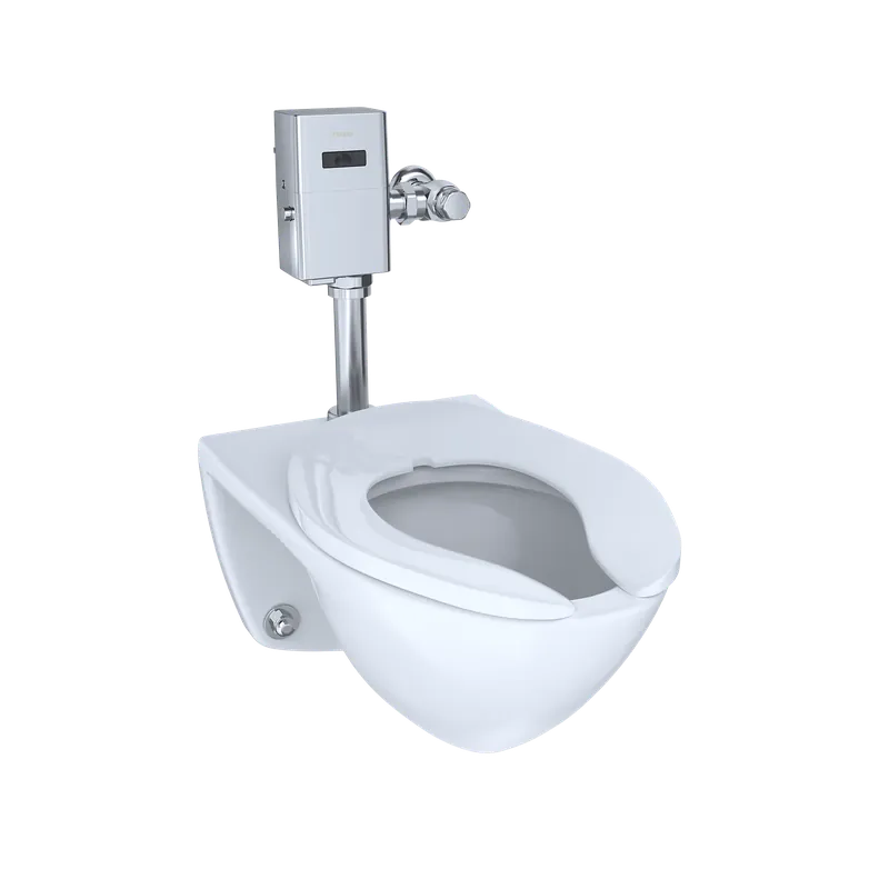 TOTO Commercial Municipal Tap Water ADA Wall-Hung Toilet With CeFiONtect Ceramic Glaze Authentic