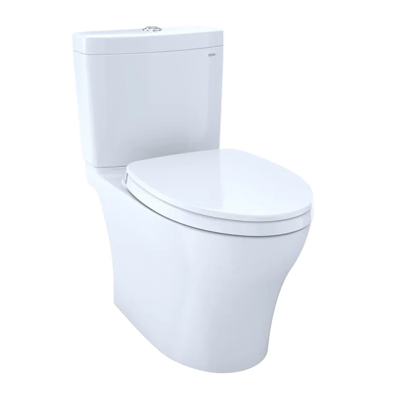 TOTO Aquia IV Cotton Elongated Bowl Universal Height Two-Piece Toilet Time-Limited