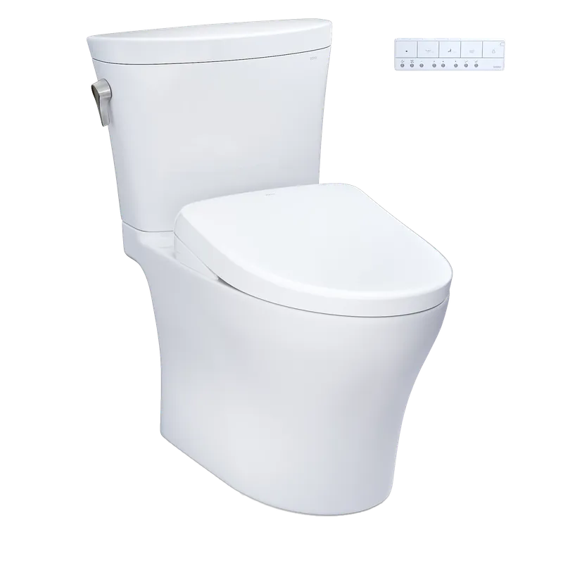 Special Offer TOTO Aquia IV Arc Cotton Washlet S7A Two Piece Toilet