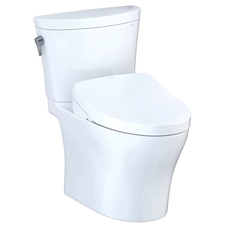 Shop Now Toto Aquia IV Arc Cotton Washlet S500E Two Piece Toilet