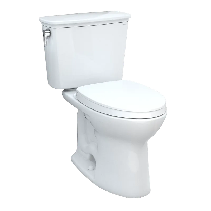 TOTO Drake Cotton 1.28 GPF Transitional Two Piece Toilet Latest