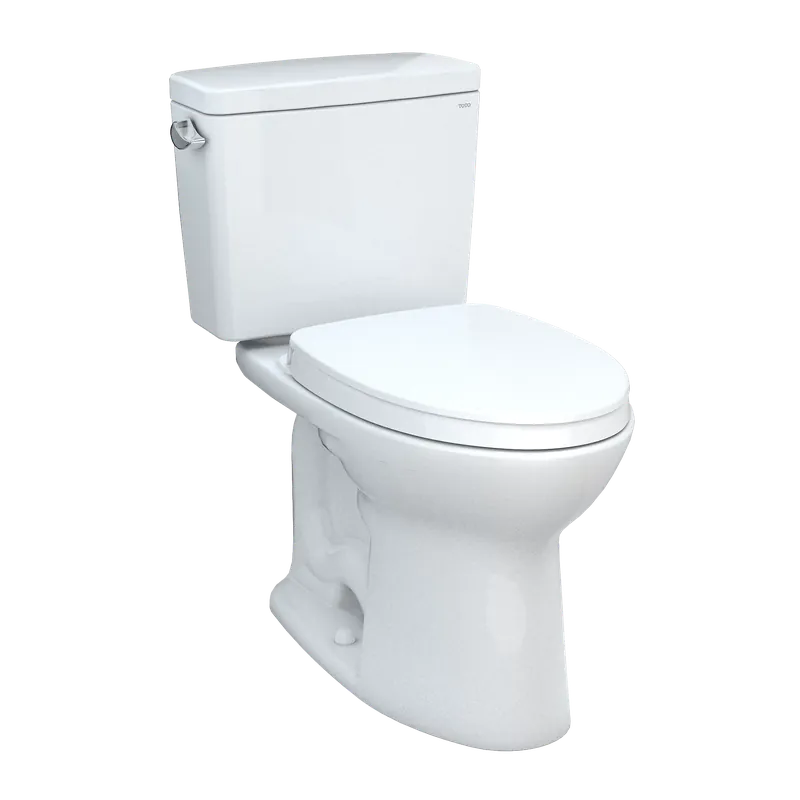Original TOTO Drake Cotton Universal Height Two-Piece Toilet With Seat