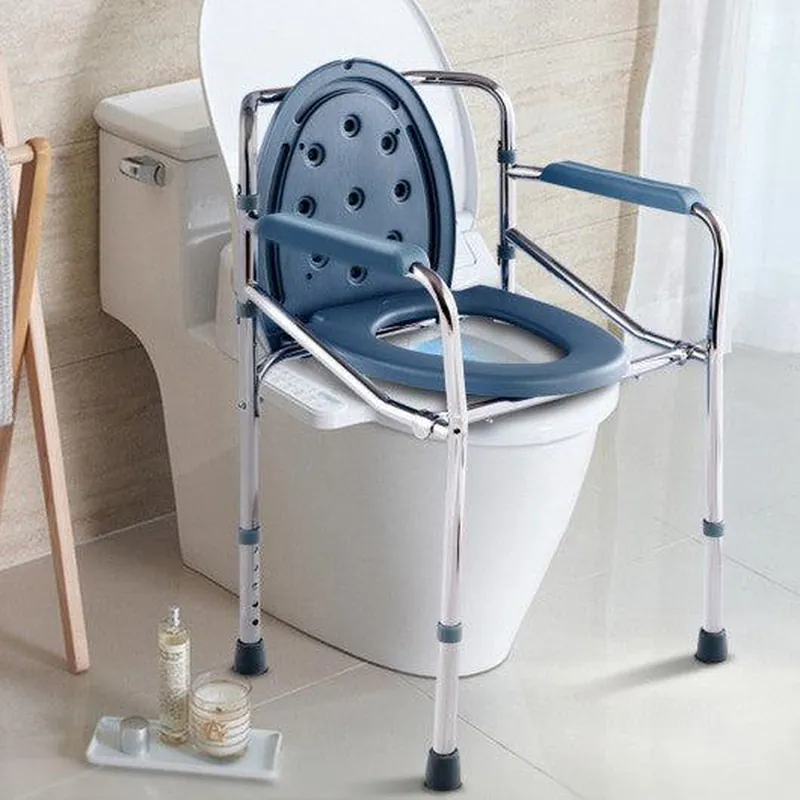 Costway Adjustable Folding Toilet Chair with Bucket Splash Guard Cheap